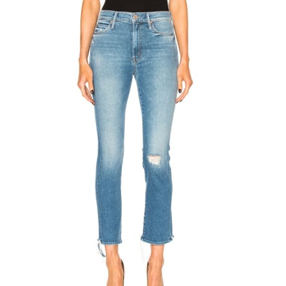 NEVER WORN Mother Denim High Wasted Rascal Ankle in Love Gun Size 24 - Picture 4 of 15